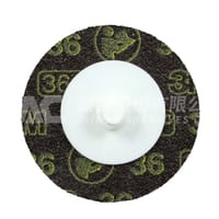 3M™ Roloc™ 快拆式研磨砂紙盤 361F 36YF, 2 in *R200P